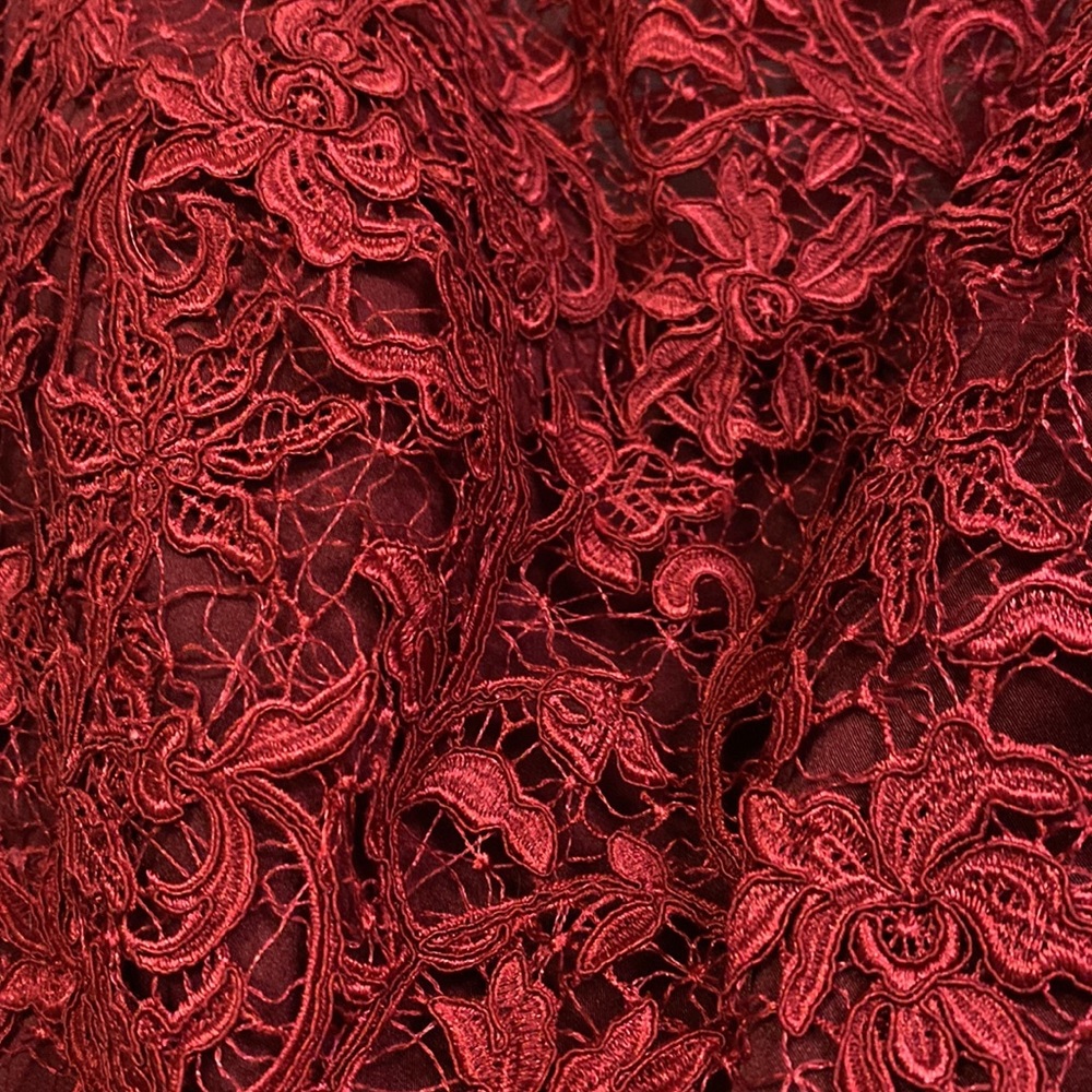 Wine mothers dress - Picture 4 of 5